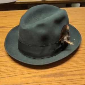 Dobbs Golden Coach Fedora with Feather